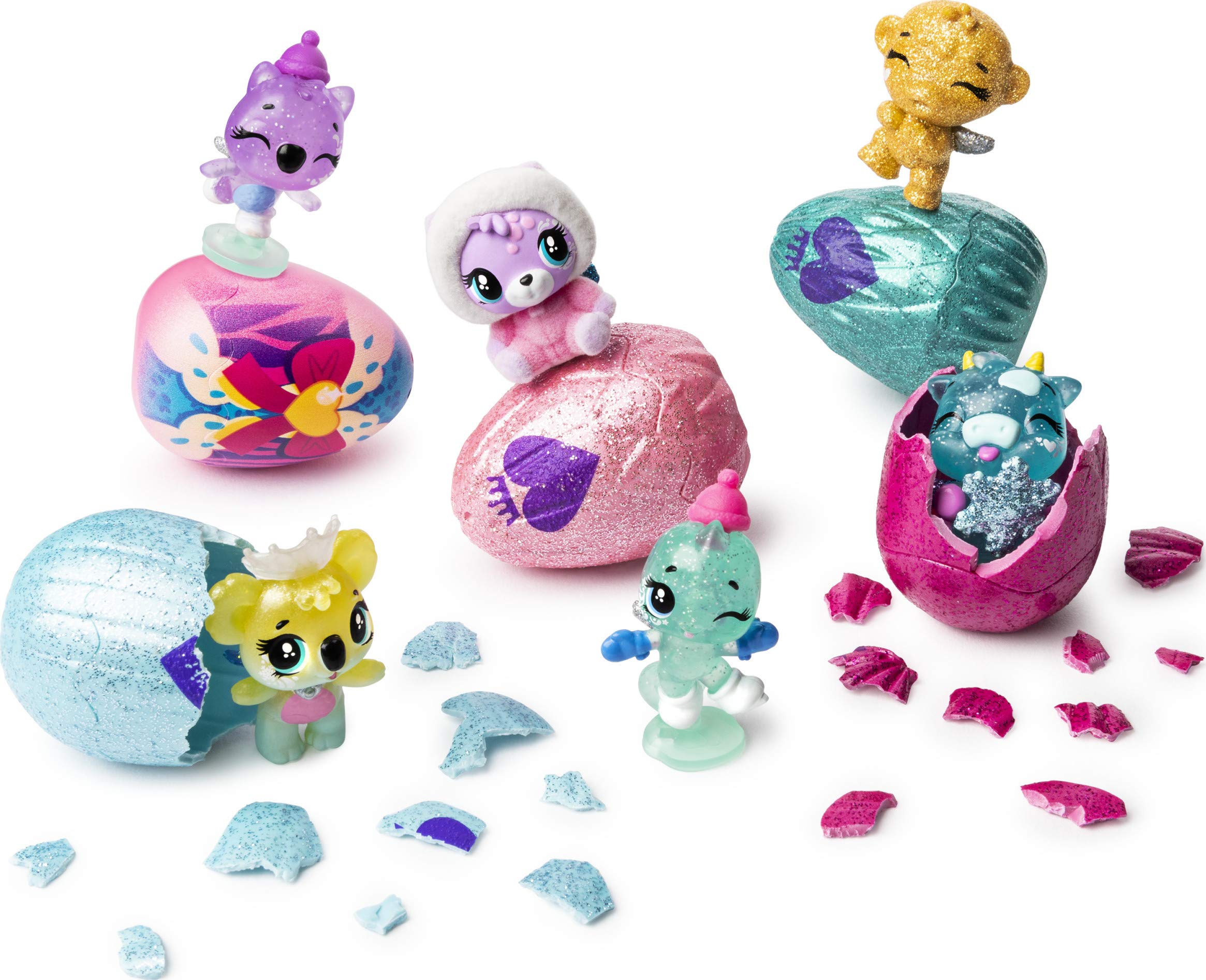 Hatchimals CollEGGtibles, Royal Multipack with 4 and Accessories, for Kids Aged 5 and up (Styles May Vary)