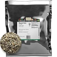 Mugwort Herb, Cut & Sifted, Certified Organic, Kosher | 1 lb. Bulk Bag | Artemisia vulgaris L.