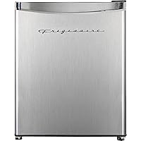 Frigidaire EFR182 1.6 cu ft Stainless Steel Mini Fridge. Perfect for Home or The Office. Platinum Series, 1.8