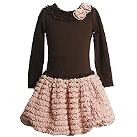 Bonnie Jean Little Girls' Knit Drop Waist Dress