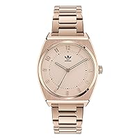 Adidas Stainless Steel Rose Gold-Tone Bracelet Watch (Model: AOSY220282I)