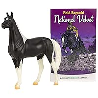 Breyer Freedom Series National Velvet Horse and Book Set Book Series | 1:12 Scale Freedom Series Horse | Model #6180,Black and White