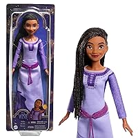 Disney Wish Asha of Rosas Posable Fashion Doll with Natural Hair, Including Removable Clothes, Shoes, and Accessories