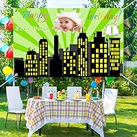 Superhero Birthday Background for Kids Personalized Super Hero Party Banner with Photos and Names Birthday Party Decorations