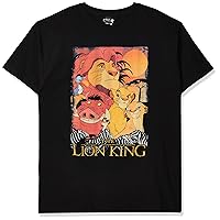 Disney Men's Lion King Group Poster Graphic T-Shirt