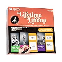 Lifetime Lineup - Fun Family Card Games for Seniors, Their Families and Care Partners - The Table Top 'Make Your Own' Trivia and Group Story Game