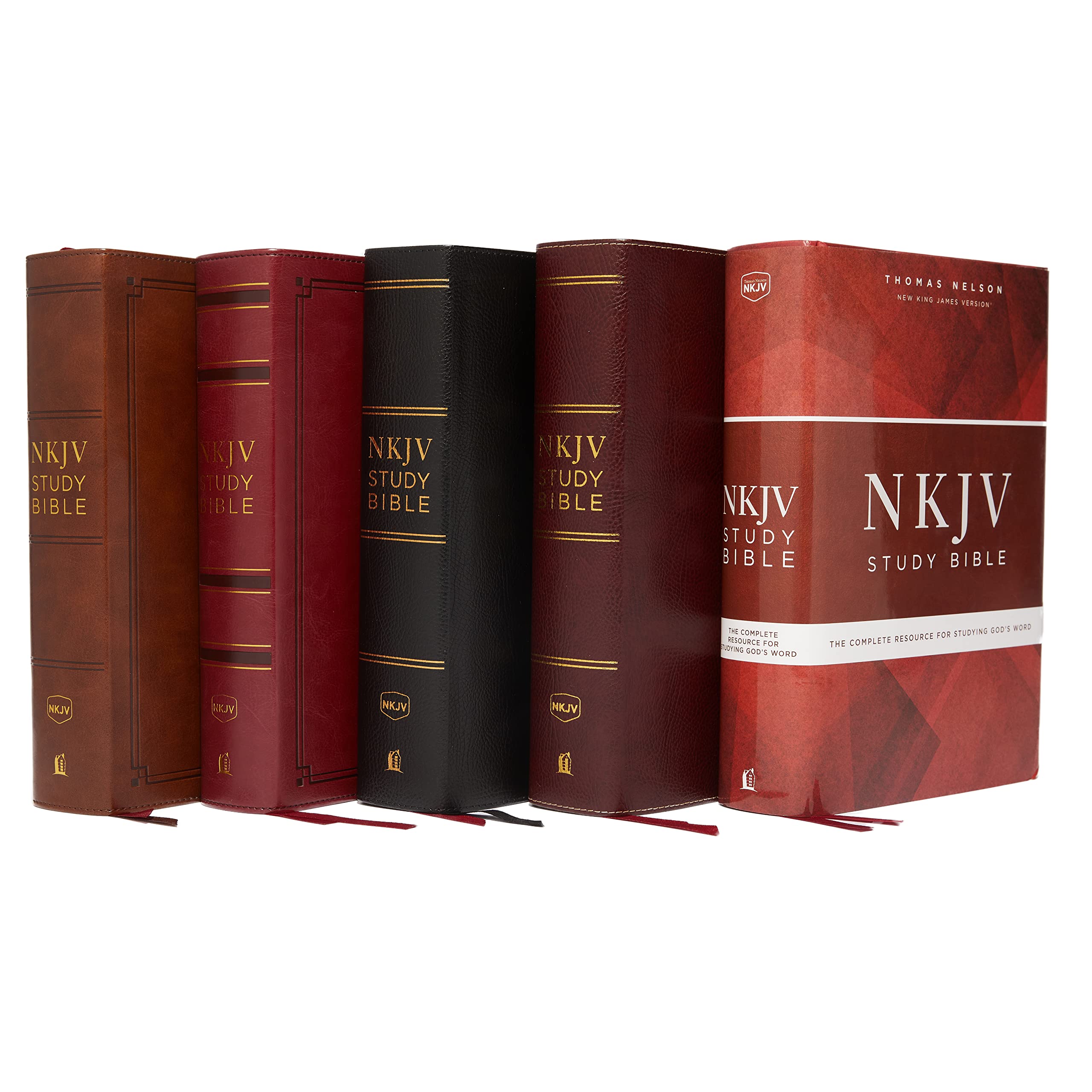 NKJV Study Bible, Premium Bonded Leather, Black, Comfort Print: The Complete Resource for Studying God’s Word