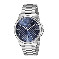 Gucci G-Timeless Stainless Steel Bracelet Unisex Watch(Model:YA126316)