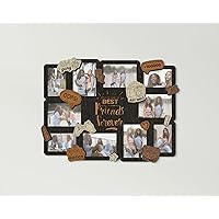 Wooden Picture Frame Collage Engraved Girly Trinkets 21x27 Holds 10 Frames 4x6 5x7 Best Friends Forever Sign Multiple Color Options Friendship Decor Gifr for Best Friend