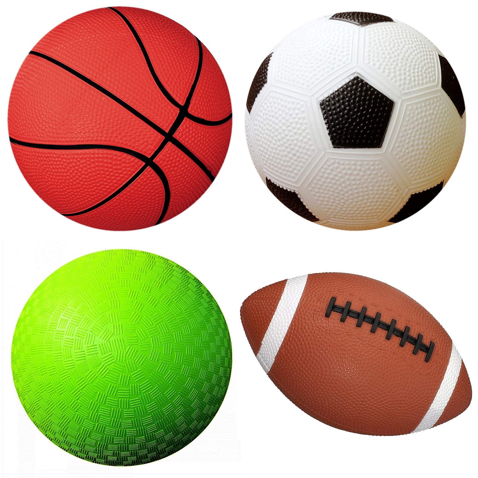 Mua Appleround Pack Of 4 Sports Balls With 1 Pump: 1 Each Of 5