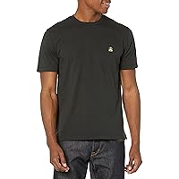 Brooks Brothers Men's Short Sleeve Cotton Crew Neck Logo T-Shirt, Black, XX-Large