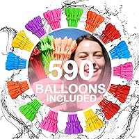 Water Balloons With 592 balloon Easy Quick Start Splash Party in 30s with Kids and Adults Water Bomb TW55123
