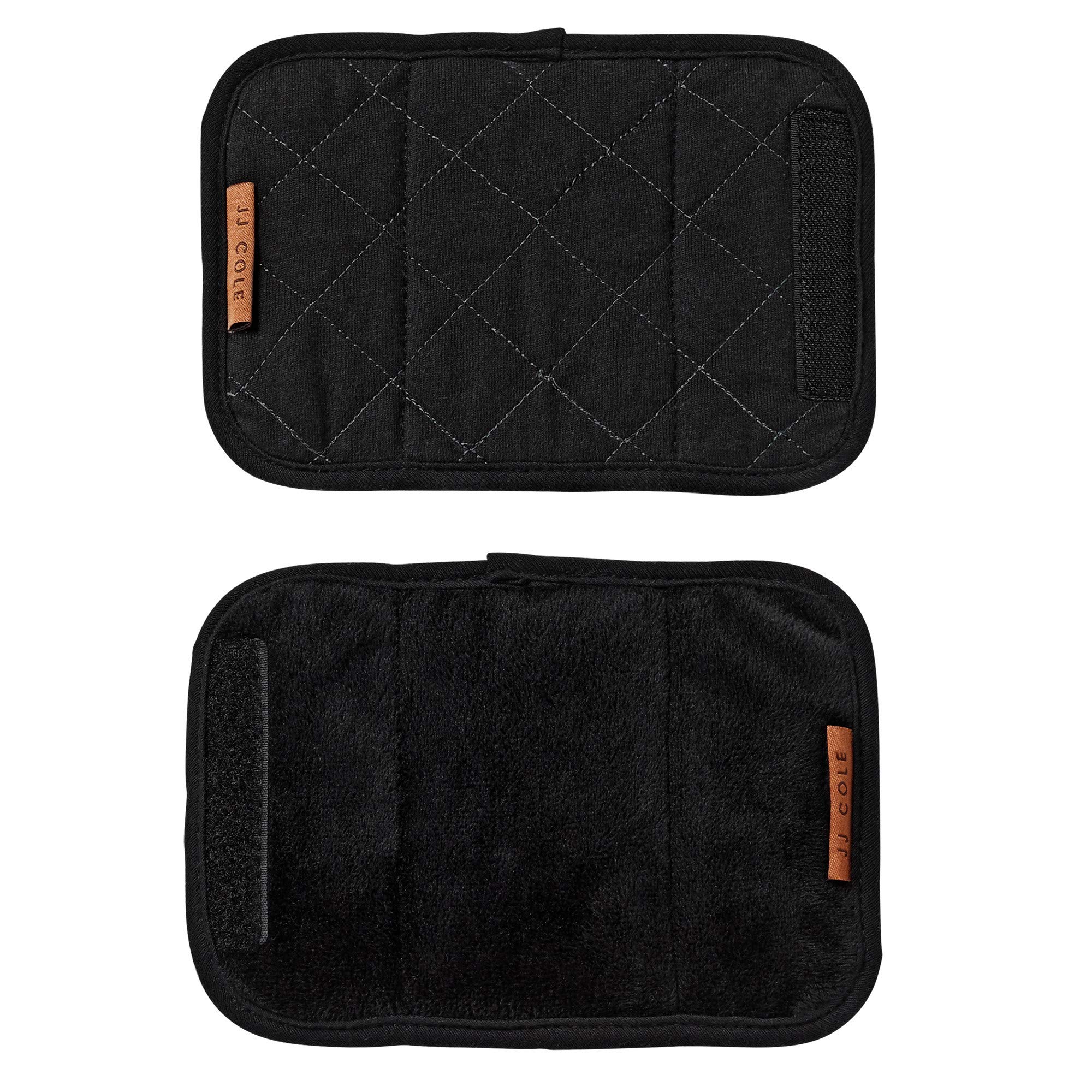 JJ Cole Reversible Strap Covers Blackout Quilted, Black