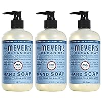 Hand Soap, Made with Essential Oils, Biodegradable Formula, Rain Water, 12.5 fl. oz - Pack of 3