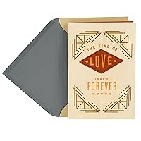 Hallmark Wood Father's Day Card for Husband or Boyfriend (Love That's Forever), Model Number: 699FFW1103