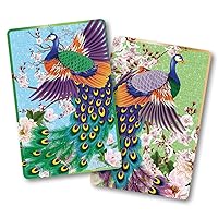 Springbok Peaceful Peacocks Standard Index Playing Cards Set