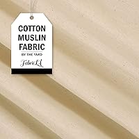 FabricLA 100% Cotton Muslin Fabric - 62