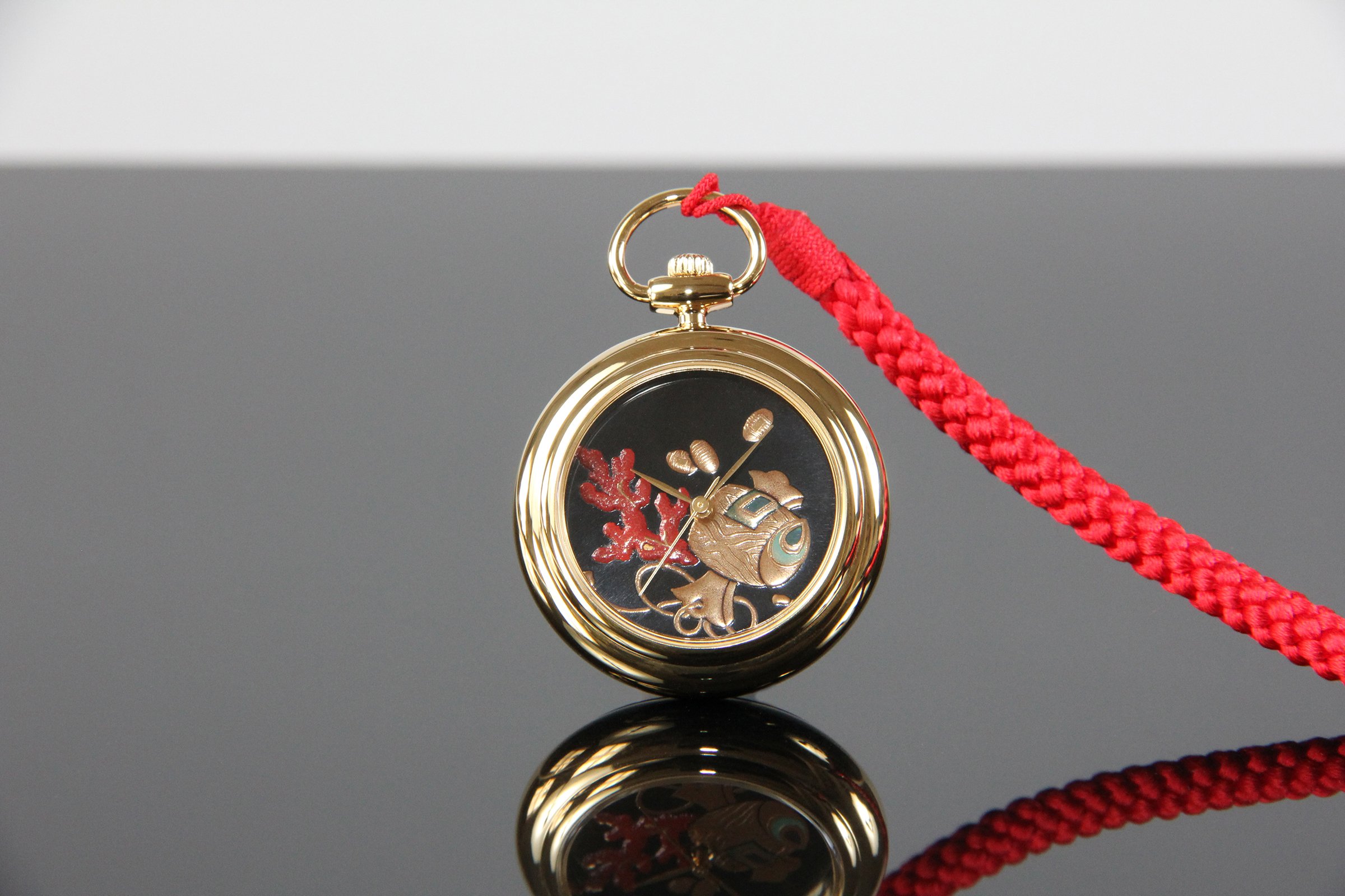 Urushi Maki-e Pocket Watch Joga