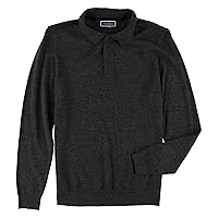 Club Room Mens Ls Knit Polo Sweater