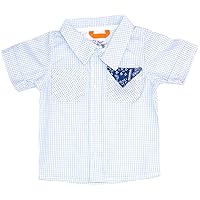 Baby Boys' Square Plaid Shirt (Baby) - Square Plaid - 3-6 Months