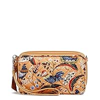 Vera Bradley Cotton All in One Crossbody Purse with RFID Protection