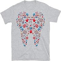 Cute Tooth July 4th Dentist Shirt, Dental Squad Shirt, Happy USA Independence Gift, Gift for Dentist, Hygienist St America