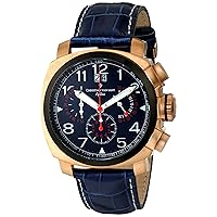 Men's CV3AU5 Grand Python Analog Display Swiss Quartz Blue Watch