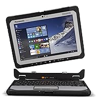 Panasonic Toughbook CF-20, 10.1-inch Multi Touch, 1920 x 1200, m5-6Y57@1.1GHz, 8GB, 512GBSSD, Wi-Fi, Bluetooth, Dual Pass, Webcam, Rear Camera, Emissive Backlit Keyboard, Win 10 Pro, 4G LTE (Renewed)
