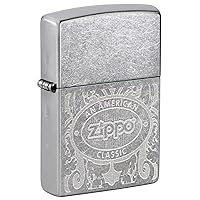 Lighter, Zippo, an American Classic, Engraved - Street Chrome 81072