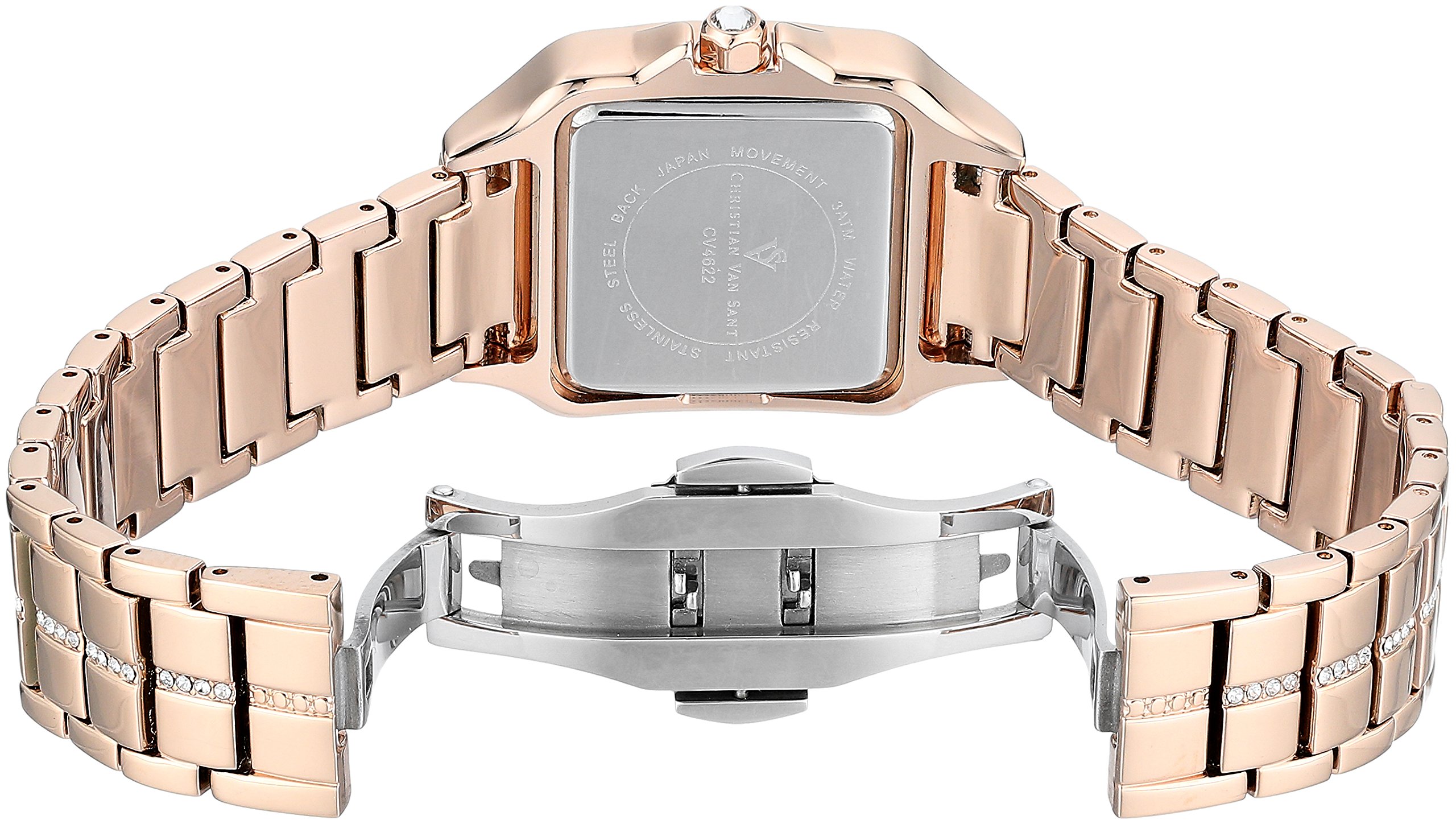 Christian Van Sant Women's CV4622 Splendeur Analog Display Quartz Rose Gold Watch