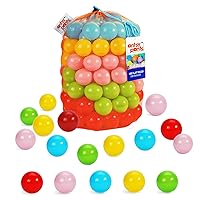 Antsy Pants 400 Ball Pit Balls – Balls for Ball Pit, Ball Pit for Toddlers 1-3, Non-Toxic Materials, Lightweight, 5 Colors, Reusable Storage Bag, Plastic Balls for Ball Pit, Sensory Toys for Toddlers