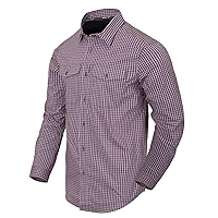 Helikon-Tex Men's Covert Concealed Carry Shirt Scarlet Flame Checkered