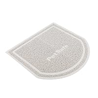 PetSafe Anti-Tracking Litter Mat - Traps Crystal and Clay Clumping Cat Litter - Durable Mesh Material - Easy to Clean Mat - Compatible with All Cat Litter Boxes - Small Size