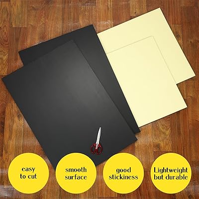 Mua Ctosree 10 Pack Foam Boards 3/16 Black Foam Core Backing Board 1 Side  Self Adhesive, Foam Poster Board for Signs, Presentations, School, Office,  Crafts and Art Projects (22 x 28 Inches)