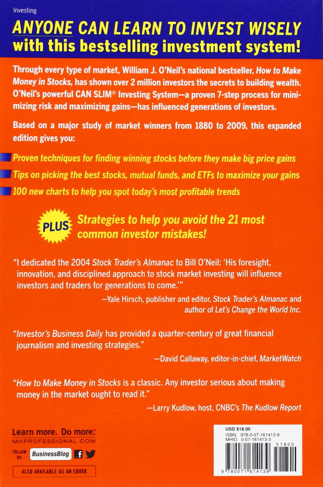 How to Make Money in Stocks: A Winning System in Good Times and Bad, Fourth Edition