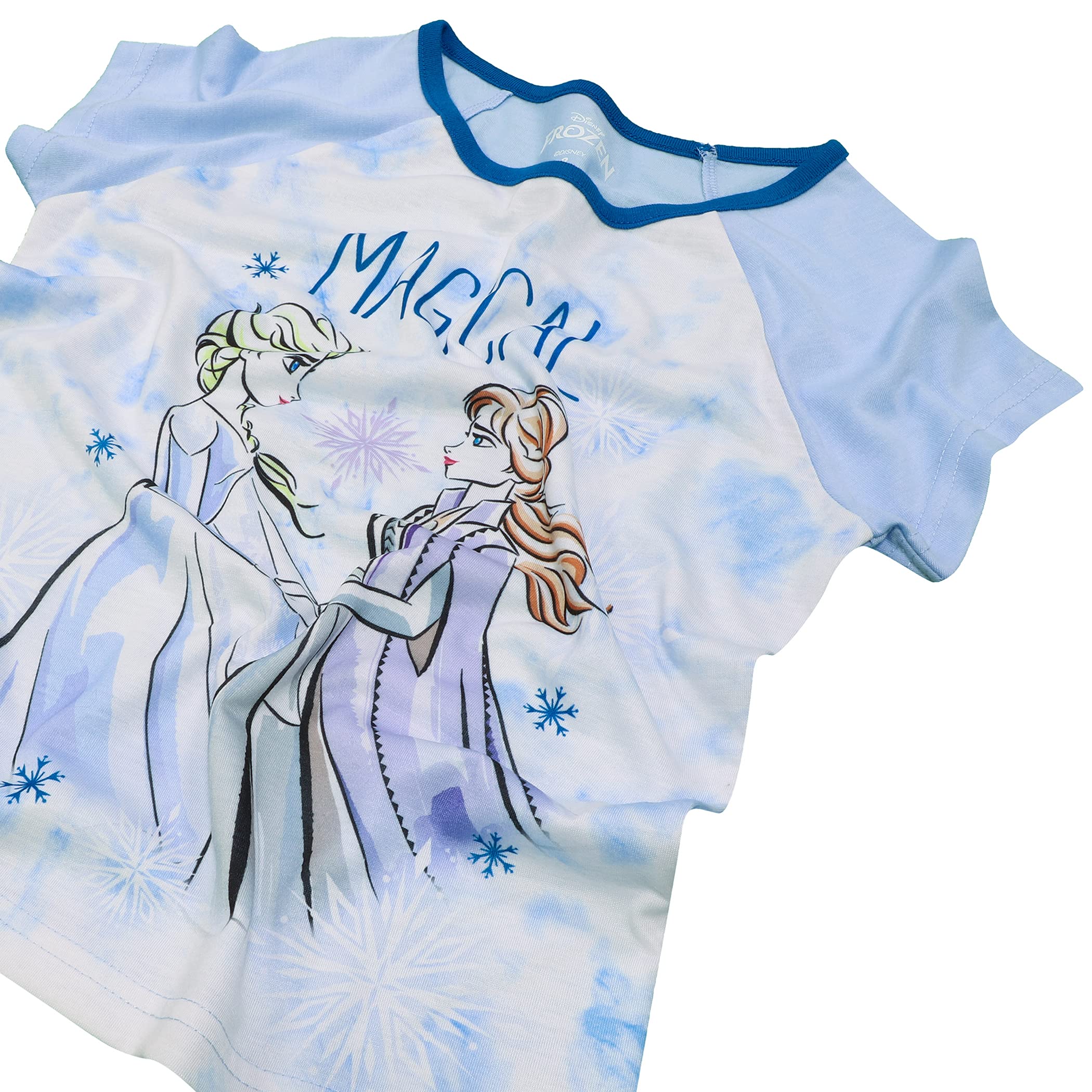 Disney Girls' Frozen 2 3-Piece Loose-Fit Pajamas Set, OH SO MAGICAL 2, 6