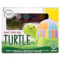 Creative Roots Paint Your Own Turtle, DIY Turtle, Kids Painting Set, Creativity, Ceramics to Paint, Paint Your Own Ceramic, Painting Kits for Kids Ages 5+