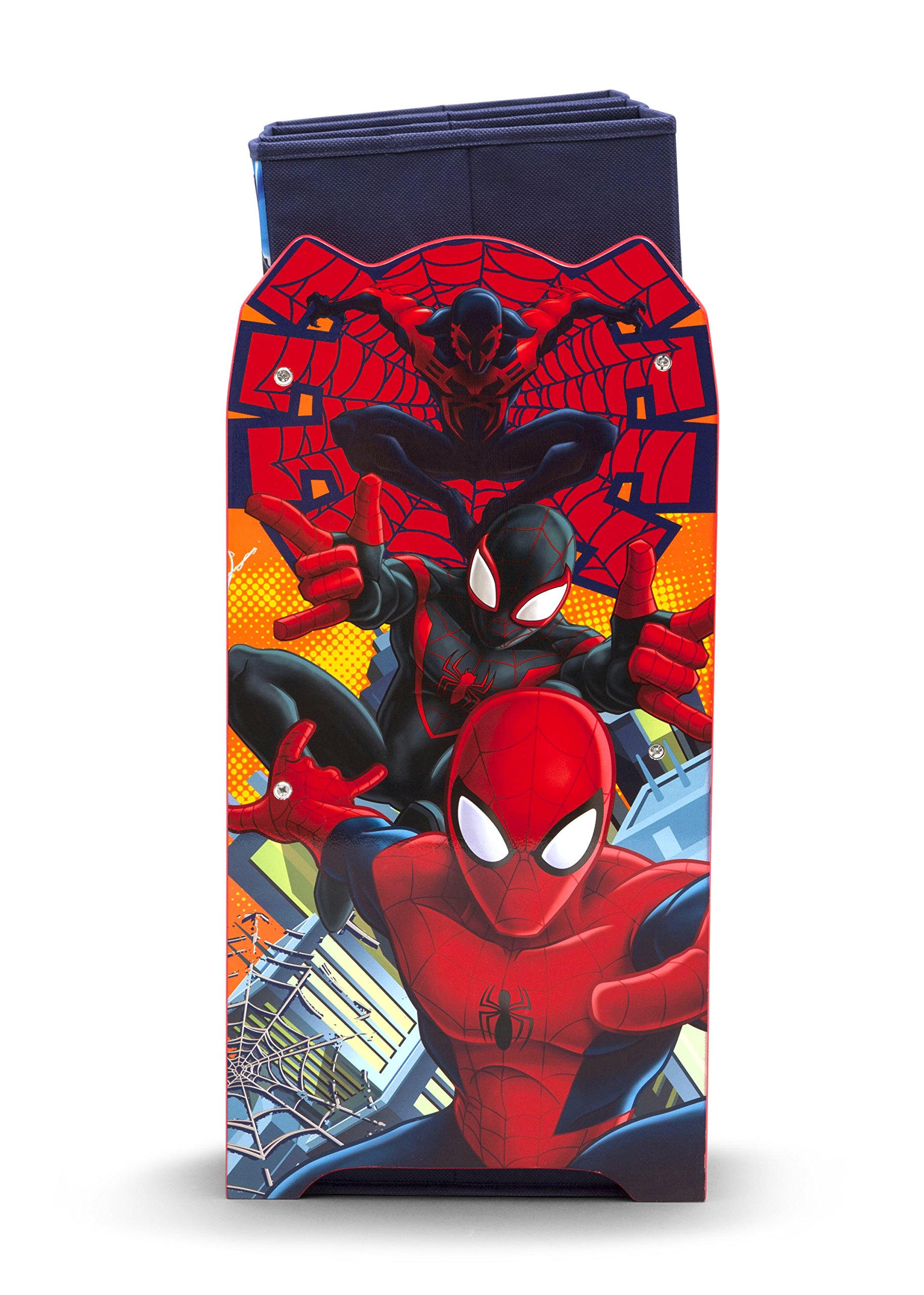 Delta Children Multi-Bin Toy Organizer, Marvel Spider-Man