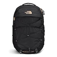 THE NORTH FACE Women's Borealis Commuter Laptop Backpack, TNF Black/Burnt Coral Metallic, One Size