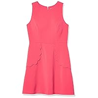 Eliza J Women's Fit-and-Flare Dress with Scallop Detail