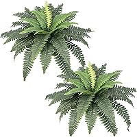 Artificial Ferns for Outdoors, Set of 2 Bouquets 33
