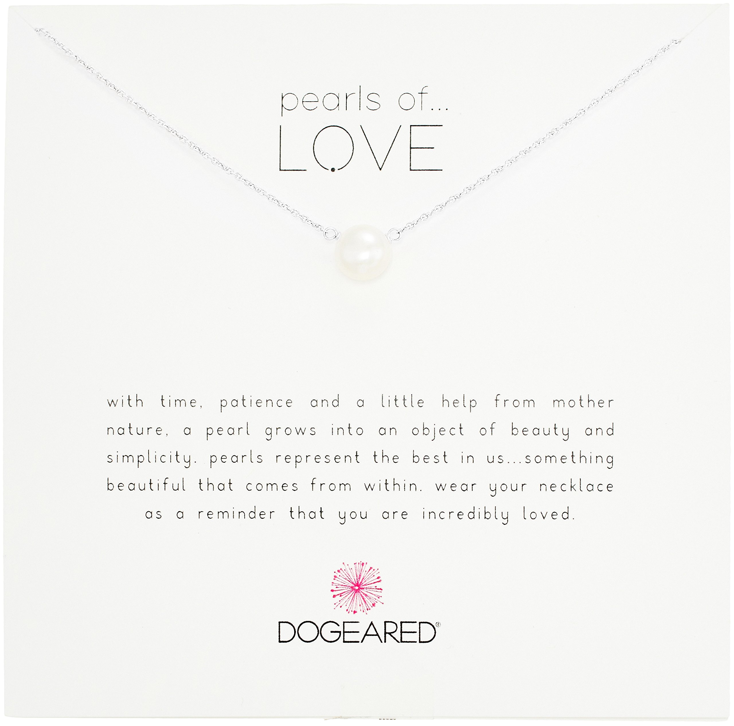 Dogeared Pearls of Love 8mm Freshwater Pearl Necklace, 18