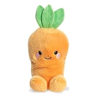 Aurora® Adorable Palm Pals™ Cheerful Carrot™ Stuffed Animal - Pocket-Sized Play - Collectable Fun - Orange 5 Inches