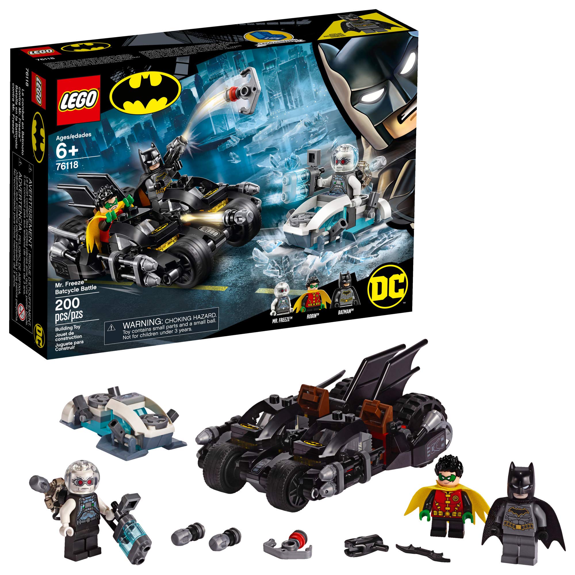 Mua LEGO DC Batman Mr. Freeze Batcycle Battle 76118 Building Kit (200  Pieces) trên Amazon Mỹ chính hãng 2023 | Fado