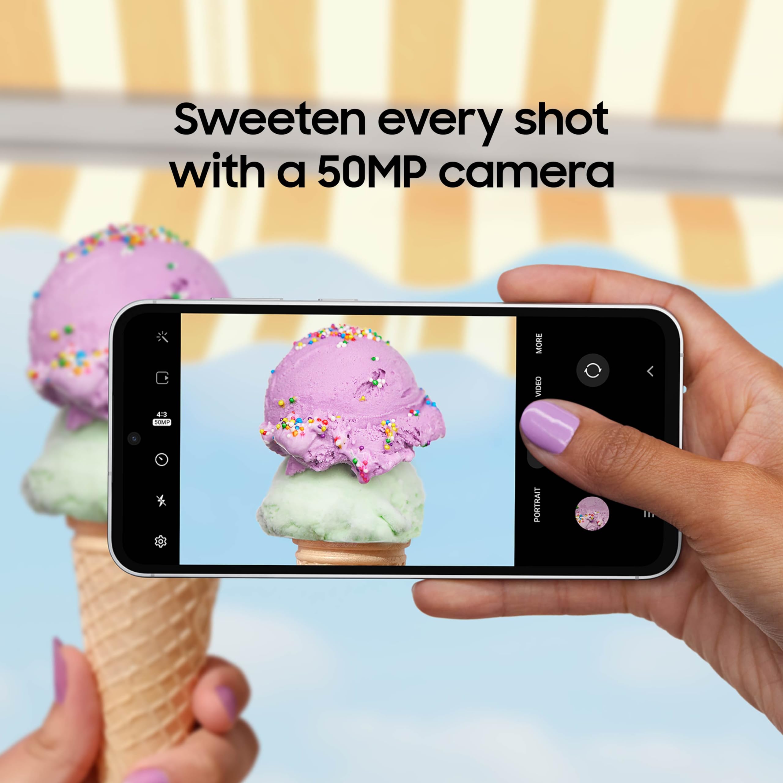 SAMSUNG Galaxy S23 FE Cell Phone, 256GB, Unlocked Android Smartphone, Long Battery Life, Premium Processor, Tough Gorilla Glass Display, Hi-Res 50MP Camera, US Version, 2023, Graphite