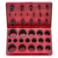 NEIKO 407 Rubber O-Ring Assortment Kit, Buna-N Gasket Sealing Rings and Replacement O-Rings, 32 SAE Sizes, 407-Piece Kit