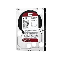 WD Red 6TB NAS Hard Drive - 5400 RPM Class, SATA 6 Gb/s, 64 MB Cache, 3.5in - WD60EFRX (Renewed)