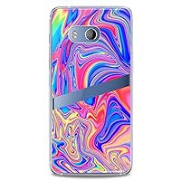 TPU Case Replacement for HTC Desire U20 5G 19 Plus U19e U11 Life 12S Ultra x10 Rainbow Abstract Slim fit Woman Print Girly Clear Colorful Top Soft Blue Design Flexible Silicone Cute Cute Art