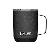 CamelBak Horizon 12oz Camp Mug - Insulated Stainless Steel - Tri-Mode Lid - Black