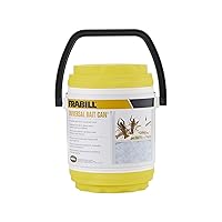 Frabill Dual Compartments Crawler Can, White and yellow